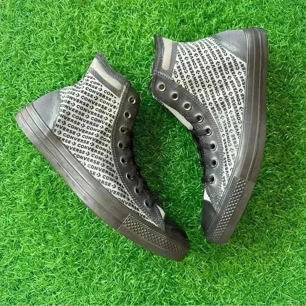 🍀New Converse Chuck Taylor All Star Ctas Hi Black / Black - Picture 4 of 7